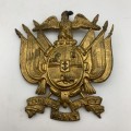 Rare - Large `Transvaal (ZAR) Artillery` Cap Badge (Pre-1901)