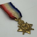WW1 - `1914-15 Star` Miniature Medal