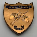 Rhodesia - `B.S.A. Police / C.I.D.  S.B.` (Special Ops) Copper Plaque