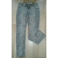 Denim Jeans - Leopard Print - Excellent Condition!!
