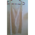 EVENING GOLD&CREAM PARTY/BODYCON DRESS - NEW!!