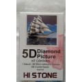 5D Diamond Dot Art - Classic Sailing Ship - 30cmx30cm - New!!