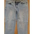 Light Blue Skinny Denim Jeans with Ripped Detail by RE/Woolworths - Good Condition!!