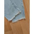 Light Blue Skinny Denim Jeans with Ripped Detail by RE/Woolworths - Good Condition!!