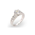Certified 0.70 Tcw Real Natural White Diamonds SI2 Clarity 10Kt Gold Awesome Ring at Wholesale Price