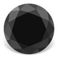 1.50 Cts Round Cut 100% Real Natural AAA Clarity Black Color Diamond at World wide Free Shipping