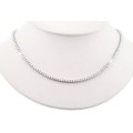Certified 4.00 Tcw Real Natural Diamonds SI2 Clarity White Gold Beautiful Necklaces at Free Shipping