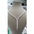 Certified 7.20 Tcw Real Natural Diamonds VS2 Clarity 18Kt Gold Designer Necklaces at Wholesale Price