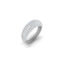 Certified Real Natural 1.35Tcw White Round Cut Diamonds Exclusive 14Kt Wedding Ring at Factory Price