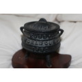 1995 Rugby world Cup Cast Iron Poitjie On Stand