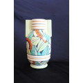 Spectacular 23cm Art Deco, Longton Royal Art Pottery Vase, hand painted circa.1935 very rare example
