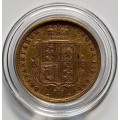 1883 GOLD  HALF SOVEREIGN - QUEEN VICTORIA YOUNGHEAD - FREE POSTNET  COURIER DELIVERY IN RSA