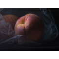 Peaches in plastic (cool palette) by Gerbrand van Heerden