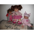 3 Beuatiful Vintage Dolls!  1 bid for all!