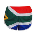 SA Flag round leg running shorts unisex - X-Large