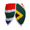 SA Flag round leg running shorts unisex - Medium