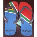 Sandals South African SA Flag kids size 2