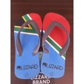 Sandals South African SA Flag kids size 11