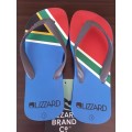 Sandals South African SA Flag kids size 3