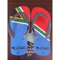 Sandals South African SA Flag kids size 13
