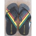 Lizzard sandals flip-flops  men`s zyra black/multi - size UK 11