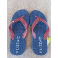 Lizzard sandals flip-flops men`s taurus navy - size UK 6