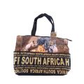 Bag Tote South Africa big 5 - Robin Ruth (gold print)