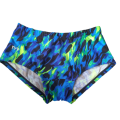 TYR Men`s Swimming Trunks Retro - Draco Blue/Green - Size 36