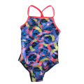 TYR Kids Girls Swimming Costume - Enso Diamondfit - Size 7 - 8 years