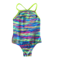 TYR Kids Girls Swimming Costume - Bonzai Diamondfit - Size 5 - 6 years