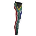SA Flag Compression Tights Ankle Length - Size X-Small (30)