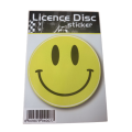 Licence Disc Sticker - Smile Face