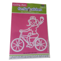 Family Fun Sticker for Car - Cycling Mom