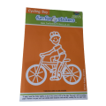 Family Fun Sticker for Car - Cycling Boy
