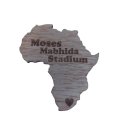 Fridge Magnet - Moses Mabhida Stadium Africa (engraved heart)