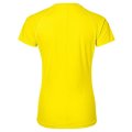 Asics Tee Ladies Stripe Blazing Yellow - X-Large (XL) with FLAW