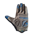 Cycling Gloves Mens Lizzard Long Finger Dactyl - Grey / Blue - Small