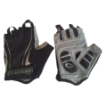 Cycling Gloves Mens Lizzard Short Finger Digit - Black / Grey - Small