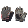Cycling Gloves Ladies Lizzard Short Finger Tanner - Pink / Grey - Medium
