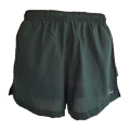 Running Shorts Square Leg Second Skins Bottle Green - Size Small