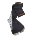 Compression Long Socks Medalist Black-Grey - Size UK 4-8