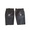 Compression Calf Sleeves Rockets Black - Size 4