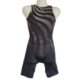 Triathlon Suit (Tri-Suit) Zebra Black & White - Size 30
