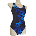 TYR Ladies Swimming Costume - Hawaian Nights Aqua Tank Splice - Size 40