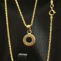 18 Carat Yellow Gold Necklace and Pendant