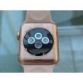 Apple watch - Series 3 - 38mm Rose Gold Aluminium Case with Pink band - GPS + Cellular (extra band)