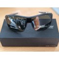 TAG Heuer Men`s Polarized 9224 304 Racer 2 Black Full Rim Wrap Around Green Lens Sunglasses