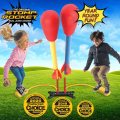The Original Stomp Rocket Dueling Rockets, 4 Rockets and Rocket Launcher - Outdoor Rocket Toy Gift