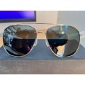 Oliver Peoples Men`s Ellerston Polarized Titanium Navigator Sunglasses