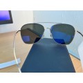 Oliver Peoples Men`s Ellerston Polarized Titanium Navigator Sunglasses